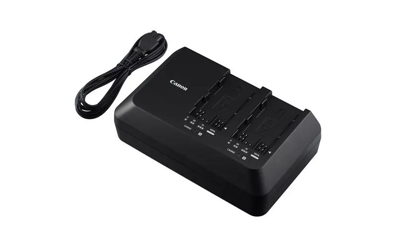 Cargador de batería Canon para baterías EOS C300 Mark II, C200 y C200B