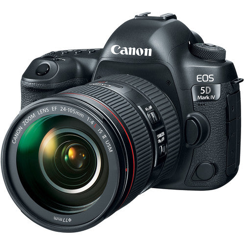 Cámara réflex digital Canon EOS 5D Mark IV con objetivo 24-105 mm f/4L II