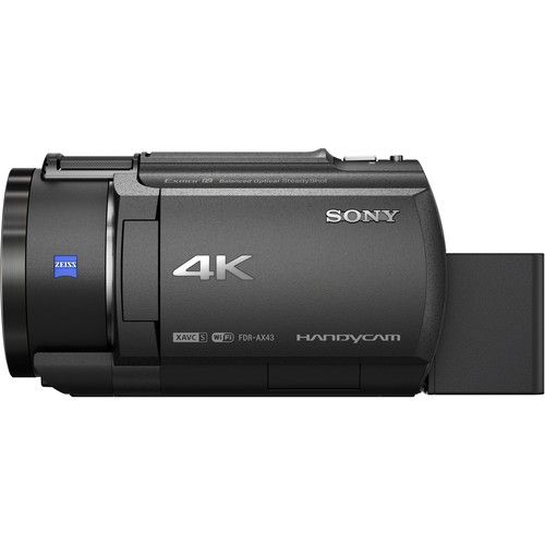 Sony Handycam® 4K AX43 con sensor CMOS Exmor R™ FDR-AX43