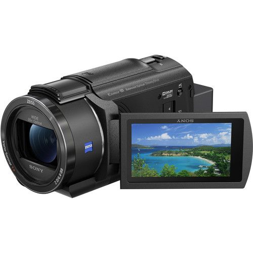 Sony Handycam® 4K AX43 con sensor CMOS Exmor R™ FDR-AX43