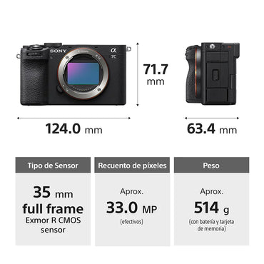 Cámara compacta full-frame α7C II, ILCE-7CM2 E38