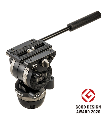 Sistema de trípode Libec NX-300MQ con cabezal N30, separador intermedio, patas de goma y estuche