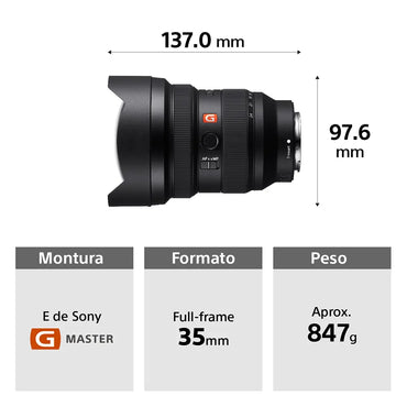 Lente FE 12-24 mm F2.8 GM  SEL1224GM