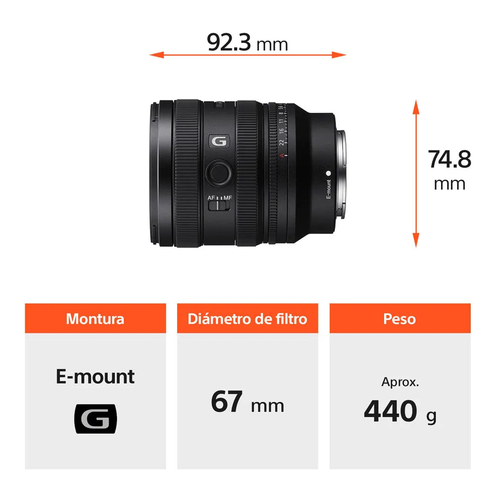 G Lens FE 24-50 mm F2.8 SEL2450G