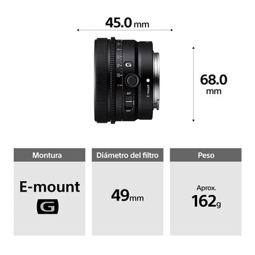 Lente FE 24 mm F2.8 G  SEL24F28G