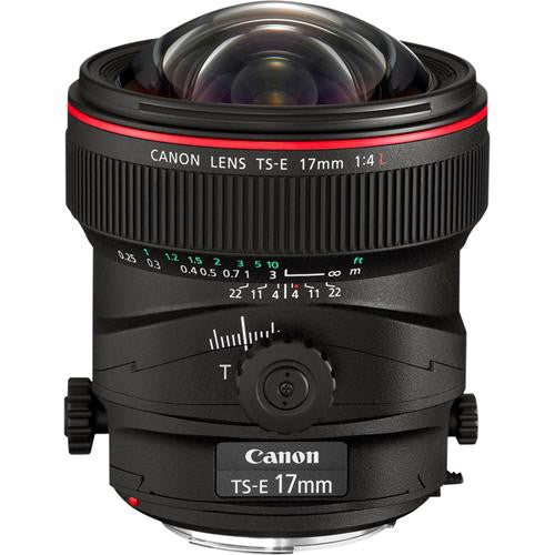 Objetivo Canon TS-E 17 mm f/4L con desplazamiento de inclinación