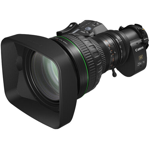 Objetivo Canon UHD XS 2/3" 25x estándar de 7,6-190 mm con servo completo
