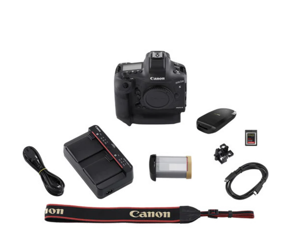 Cámara Canon DSLR 1DX Mark lll Cuerpo con Tarjeta CF Express y Lector