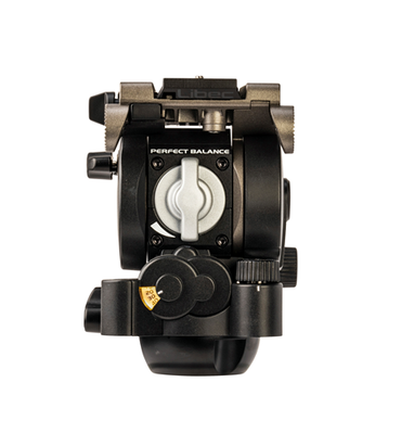 Cabezal de video Libec H25 de 75 mm con base esférica y plana y mango panorámico (carga útil de 5 kg)
