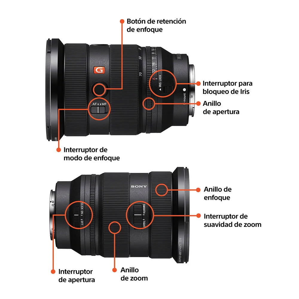 Lente FE 24-70 mm F2.8 GM II SEL2470GM2