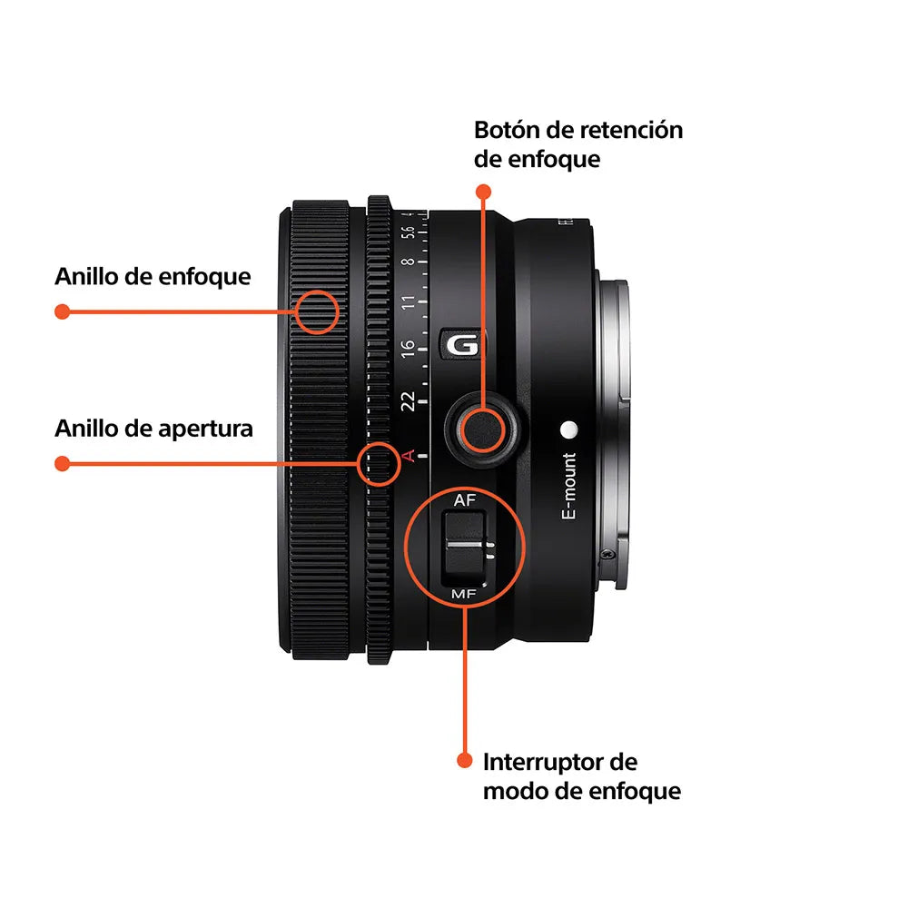 Lente FE 24 mm F2.8 G SEL24F28G