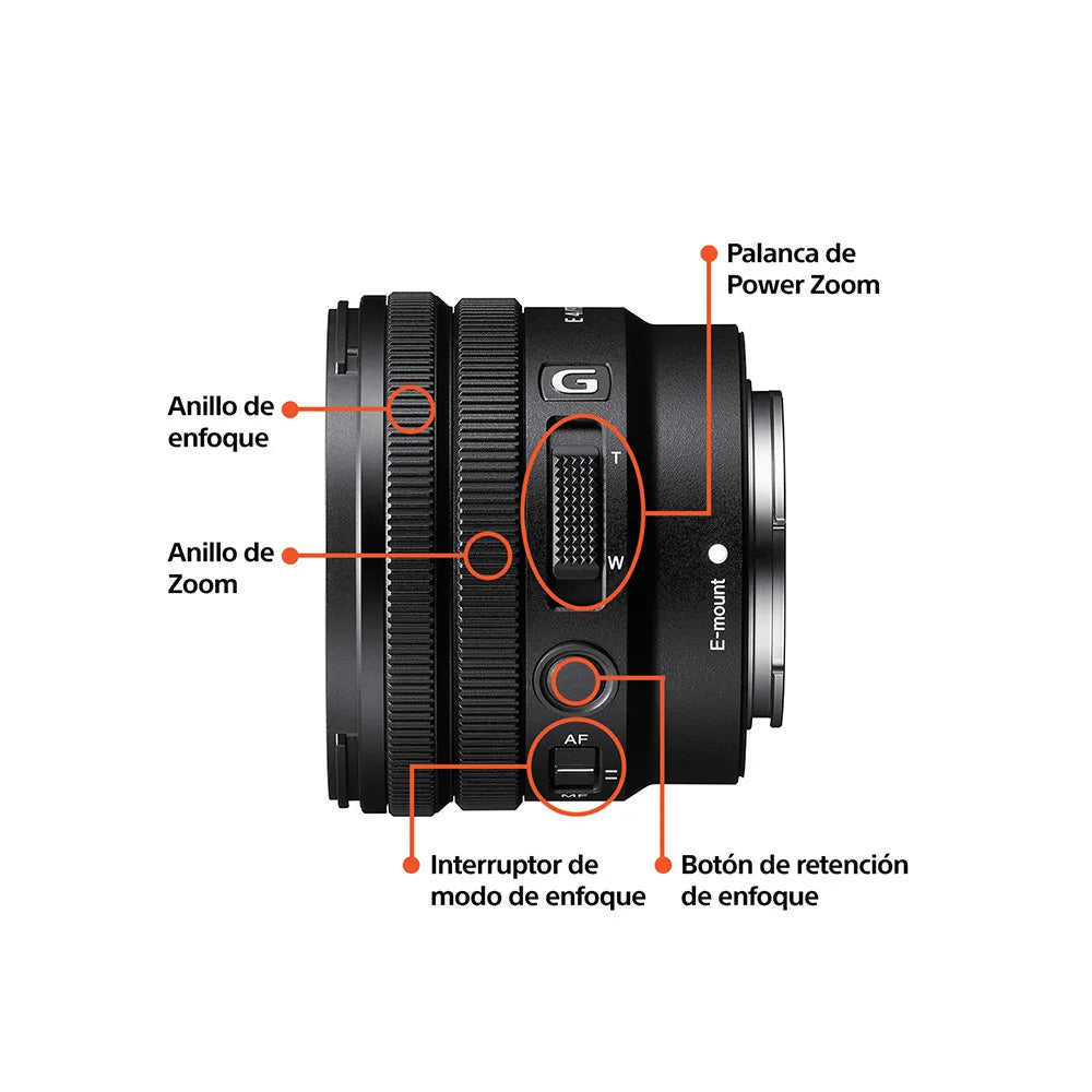 Lente E PZ 10-20 mm F4 G SELP1020G