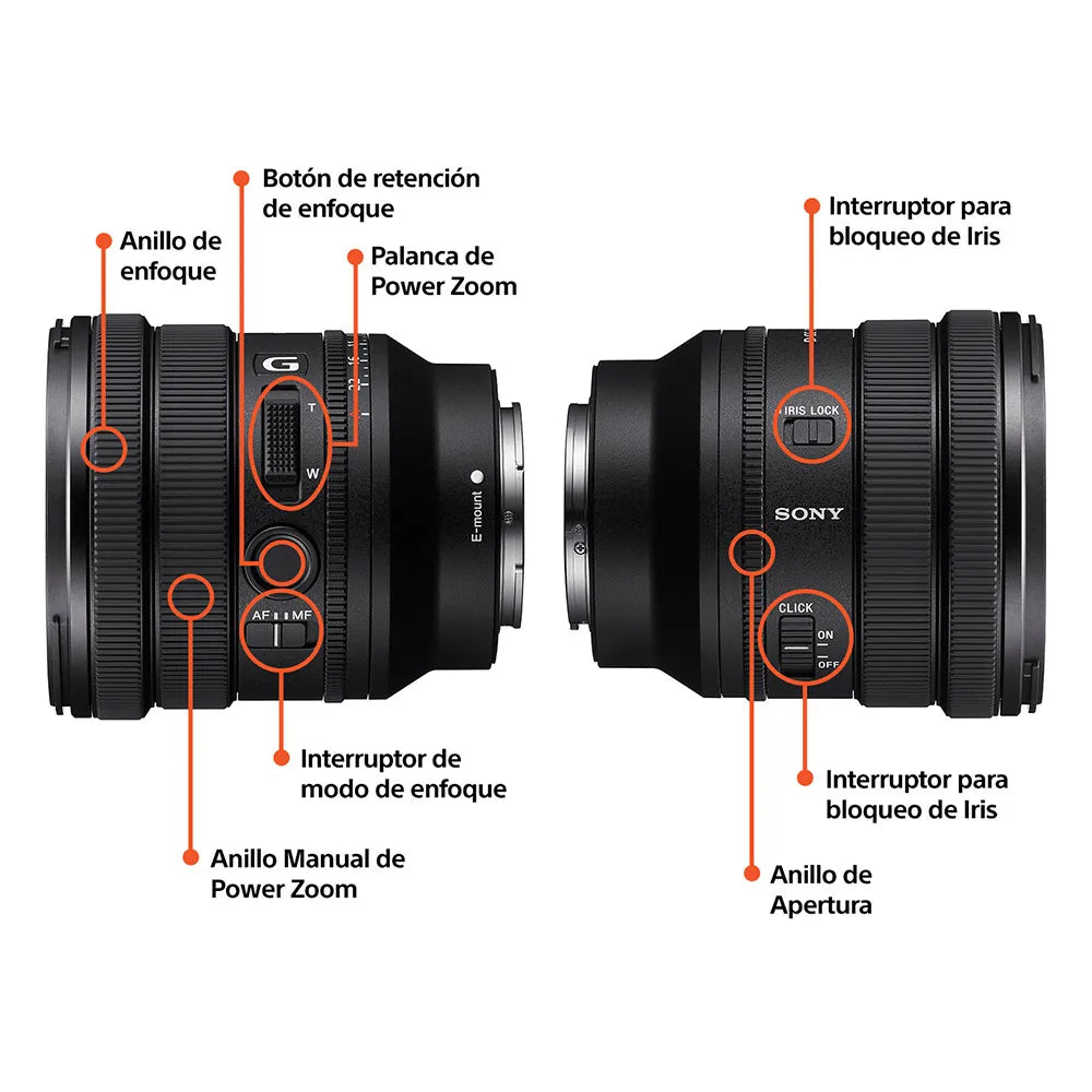 Lente FE PZ 16-35 mm F4 G SELP1635G