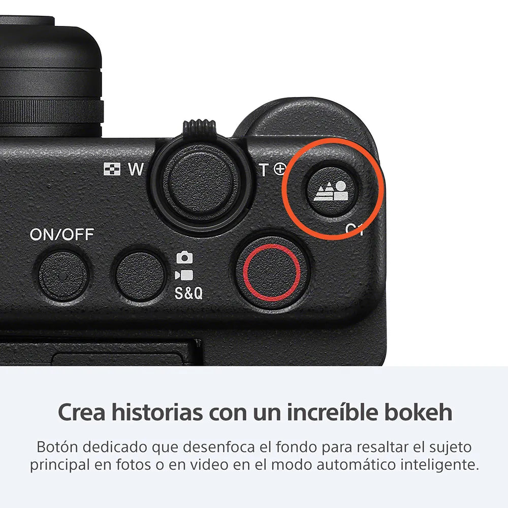 Cámara ZV-1F para videoblogs