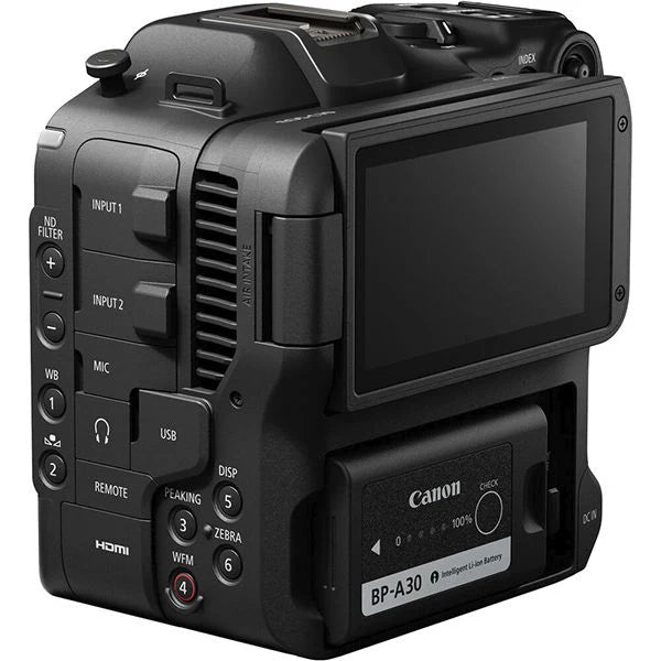 EOS C70 + EF-EOS R 0.71X. Adapter