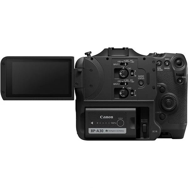 EOS C70 + EF-EOS R 0.71X. Adapter