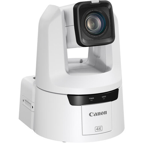 Cámara profesional Canon CR-N500 4K NDI PTZ con zoom de 15x (blanco titanio)