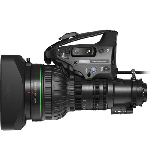 Objetivo Canon UHD XS 2/3" 25x estándar de 7,6-190 mm con servo completo