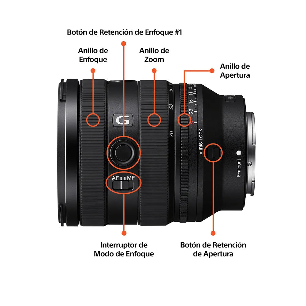 Lente FE 20-70 mm F4 G SEL2070G