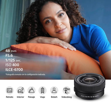 Lente E PZ 16-50 mm F3.5-5.6 OSS II  SELP16502//QSYX