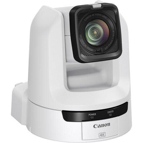 Cámara Canon CR-N300 4K NDI PTZ con zoom 20x (blanco titanio)