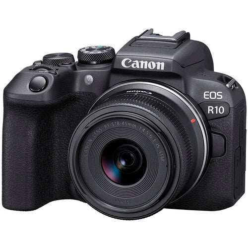 Cámara sin espejo Canon EOS R10 con lente de 18-45 mm (Kit de creación de contenido)