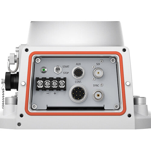 Cámara Canon CR-X500 4K PTZ para exteriores con zoom óptico de 15x (blanca)