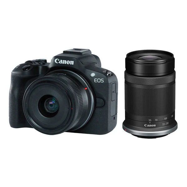 EOS R50 RF-S 18-45mm F4.5-6.3 IS STM + 55-210mm