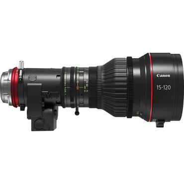 Objetivo zoom Canon CINE-SERVO 15-120 mm T2.95-3.9 con extensor 1.5 (montura EF)