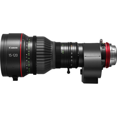 Objetivo zoom Canon CINE-SERVO 15-120 mm T2.95-3.9 con extensor 1.5x (montura PL)