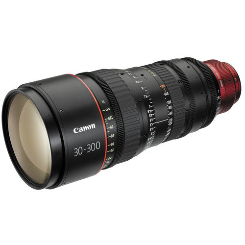Objetivo zoom cinematográfico Canon CN-E 30-300 mm T2.95-3.7 LS con montura EF