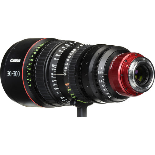 Objetivo zoom cinematográfico Canon CN-E 30-300 mm T2.95-3.7 LS con montura EF