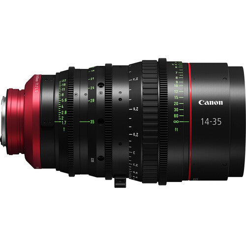 Objetivo Canon CN-E Flex Zoom 14-35 mm T1.7 Super35 Cinema EOS (montura EF)