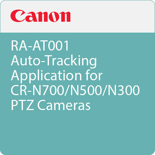 Aplicación de seguimiento automático Canon RA-AT001 para cámaras PTZ CR-N700/N500/N300