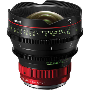 Objetivo fijo de cine Canon CN-R 14 mm T3.1 LF (Canon RF)