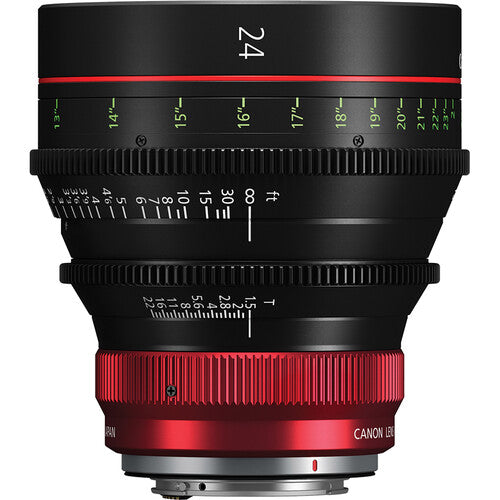 Objetivo fijo de cine Canon CN-R 24 mm T1.5 LF (Canon RF)