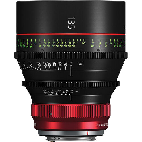 Objetivo fijo de cine Canon CN-R 135 mm T2.2 LF (Canon RF)