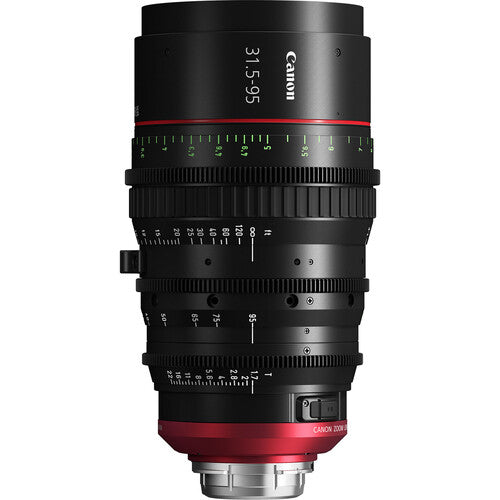 Objetivo Canon CN-E Flex Zoom 31,5-95 mm T1,7 y objetivo Super35 Cinema EOS (montura PL).