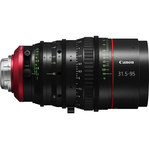 Objetivo Canon CN-E Flex Zoom 31,5-95 mm T1,7 y objetivo Super35 Cinema EOS (montura PL).