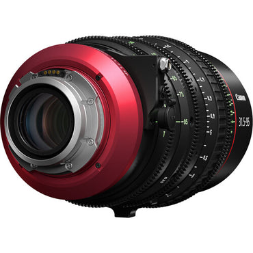 Objetivo Canon CN-E Flex Zoom 31,5-95 mm T1,7 y objetivo Super35 Cinema EOS (montura PL).