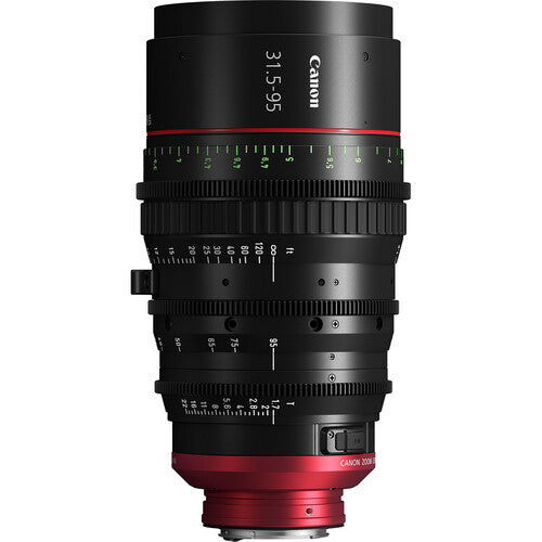 Objetivo Canon CN-E Flex Zoom 31,5-95 mm T1,7 y objetivo Super35 Cinema EOS (montura EF).