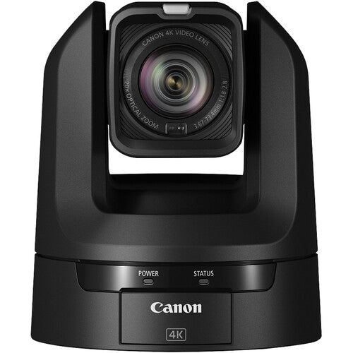 Cámara Canon CR-N100 4K NDI PTZ con zoom 20x (negro satinado)