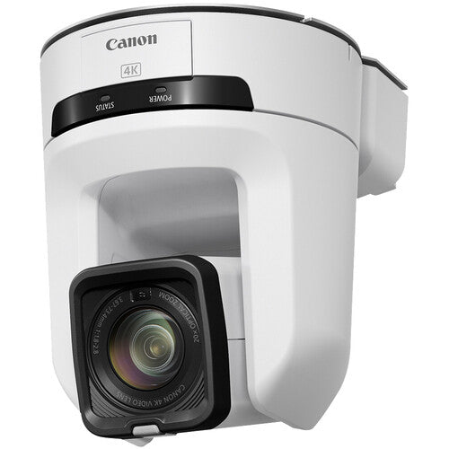 Cámara Canon CR-N100 4K NDI PTZ con zoom 20x (blanco titanio)
