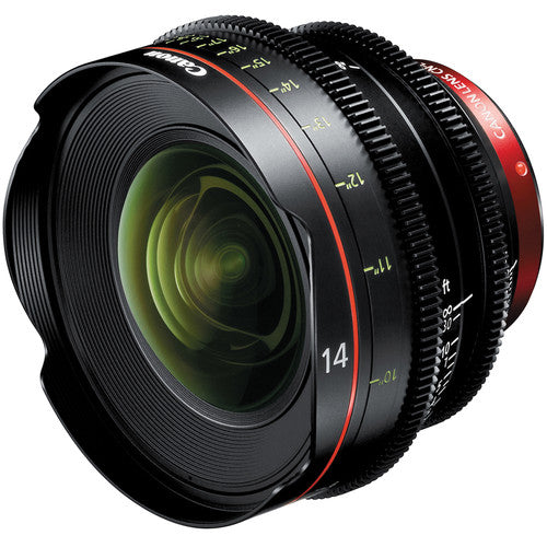 Objetivo fijo de cine Canon CN-E 14 mm T3.1 LF (montura EF)