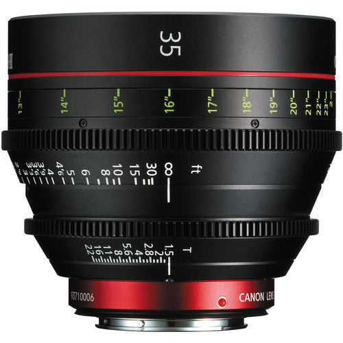 Objetivo fijo de cine Canon CN-E 35 mm T1.5 LF (montura EF)