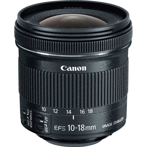 Objetivo Canon EF-S 10-18 mm f/4,5-5,6 IS STM
