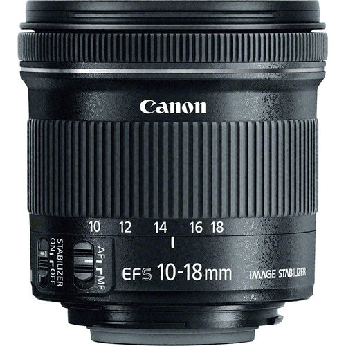 Objetivo Canon EF-S 10-18 mm f/4,5-5,6 IS STM