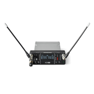 Receptor inalámbrico portátil digital de doble canal Axient® ADX5D