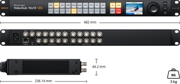 Blackmagic Videohub 10x10 12G