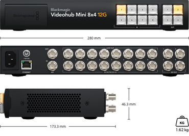Blackmagic Videohub Mini 8x4 12G